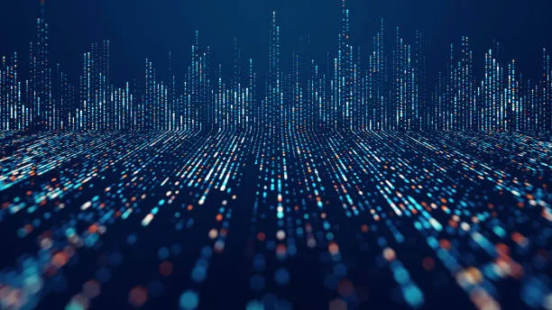 Conceptual image of AI bot development